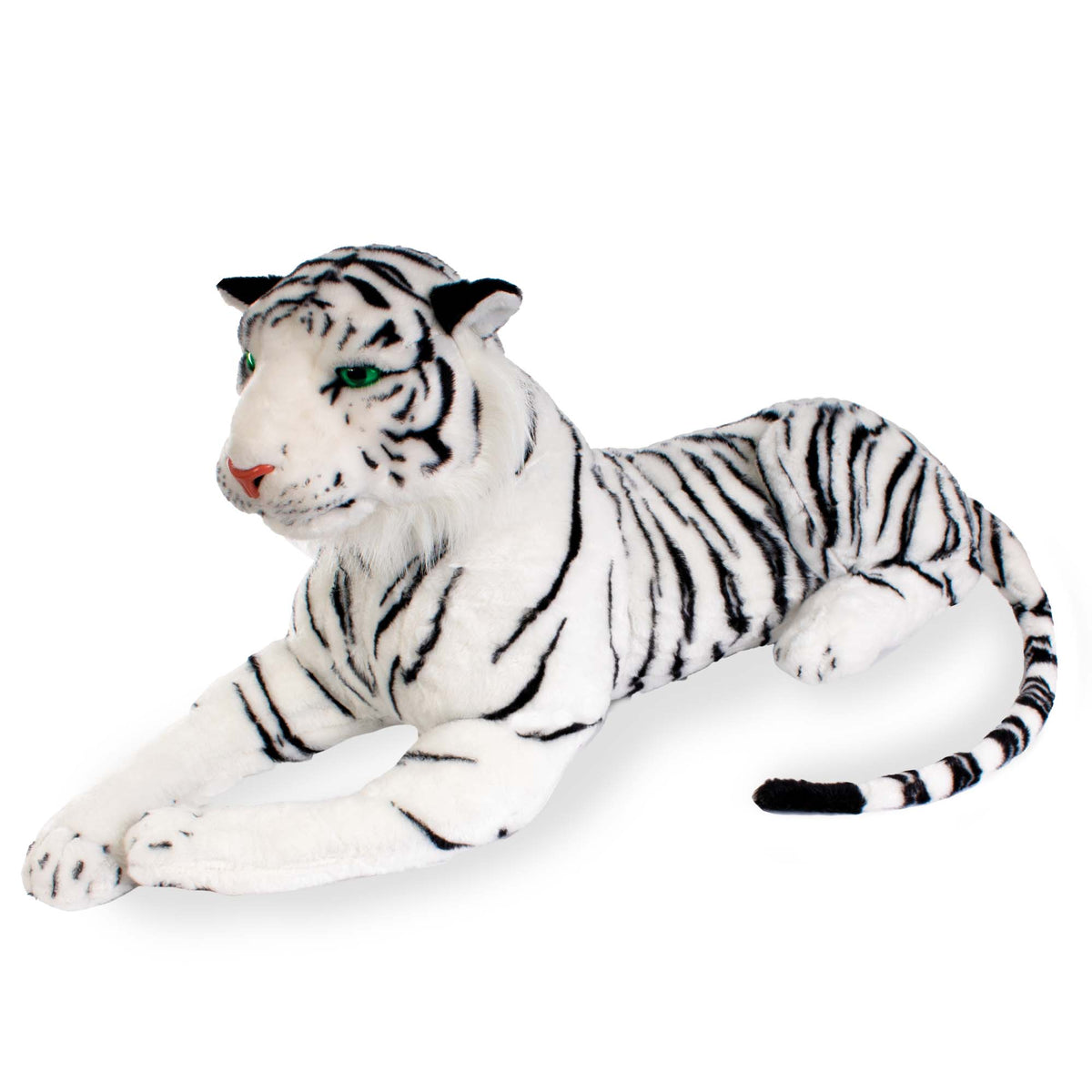 Real Planet™ White Tiger Realistic Plush Stuffed Animal – Real Planet™ Toys