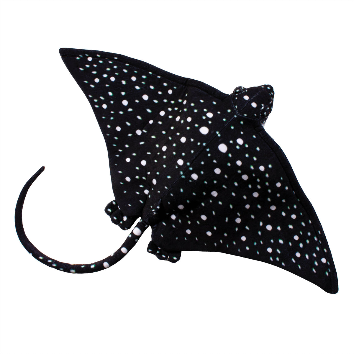 Real Planet™ Black Manta Ray Realistic Plush Stuffed Animal – Real